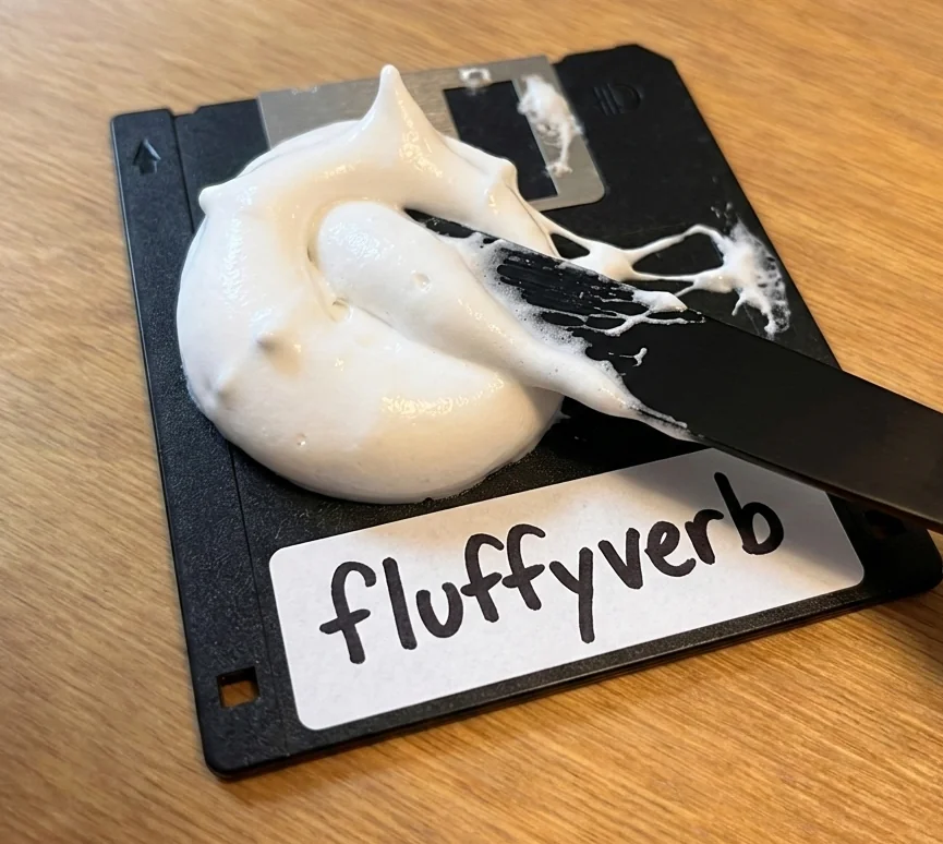 Fluffyverb floppy disk