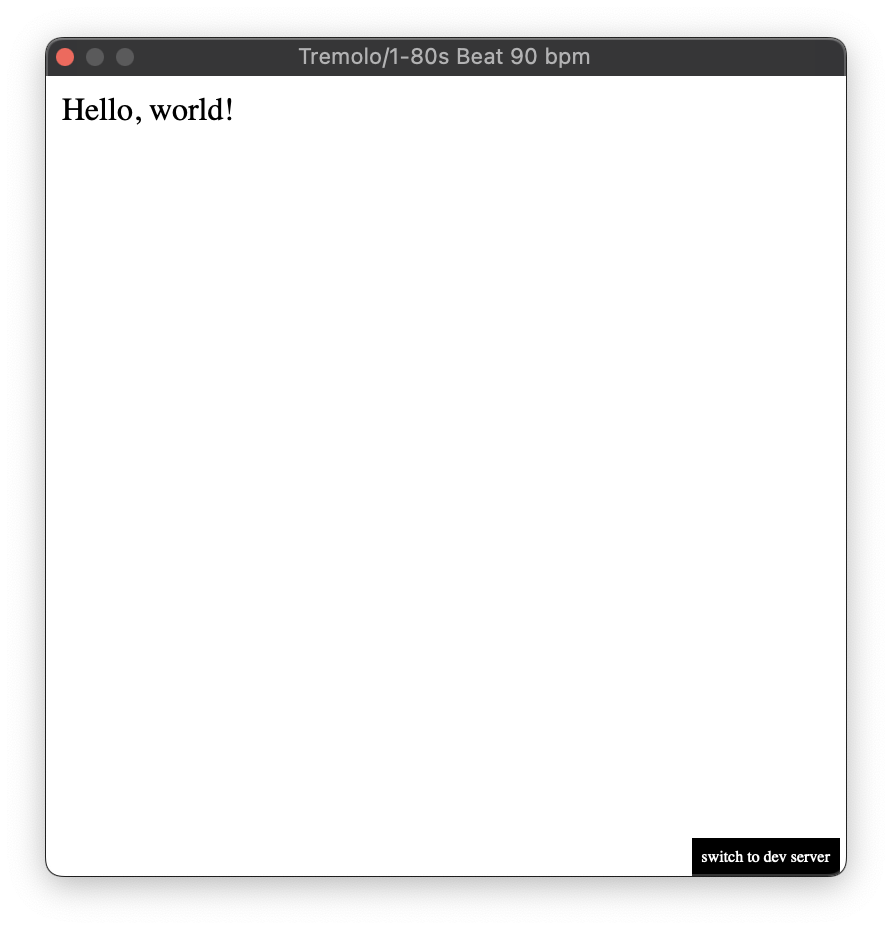 Stub UI